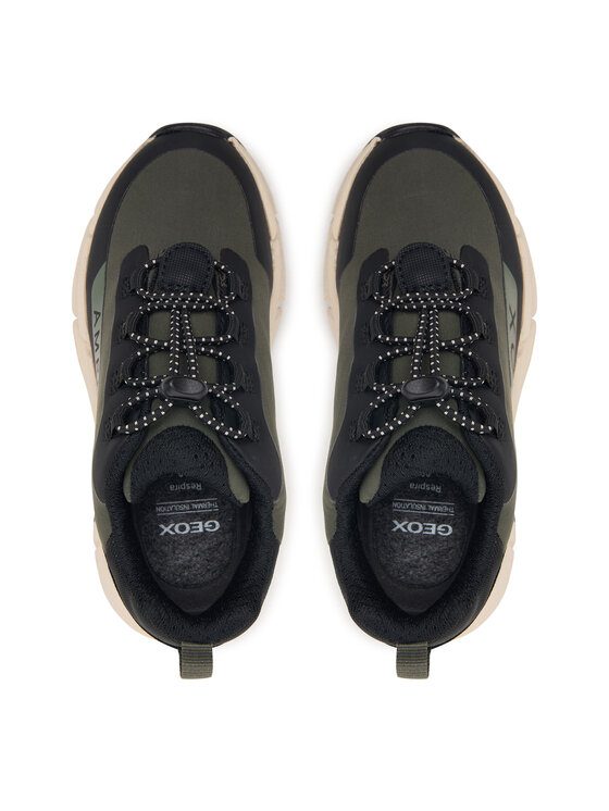 Geox Sneakersy Geox J Flexyper Plus Boy B Abx J46LCC 0FU50 C0498 M Tmavě zelená
