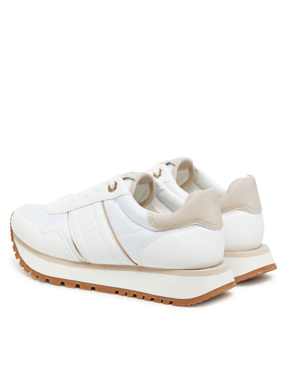 Tommy Hilfiger Sneakers Tommy Hilfiger Low Cut Lace T3A9-33758-1695 S Bianco