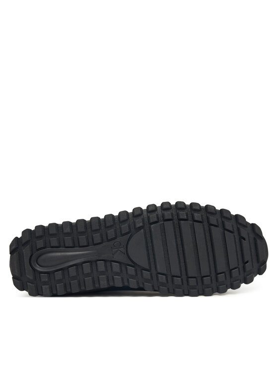 Calvin Klein Сникърси Calvin Klein Low Profile Runner Lth Mg YW0YW02049 Черен