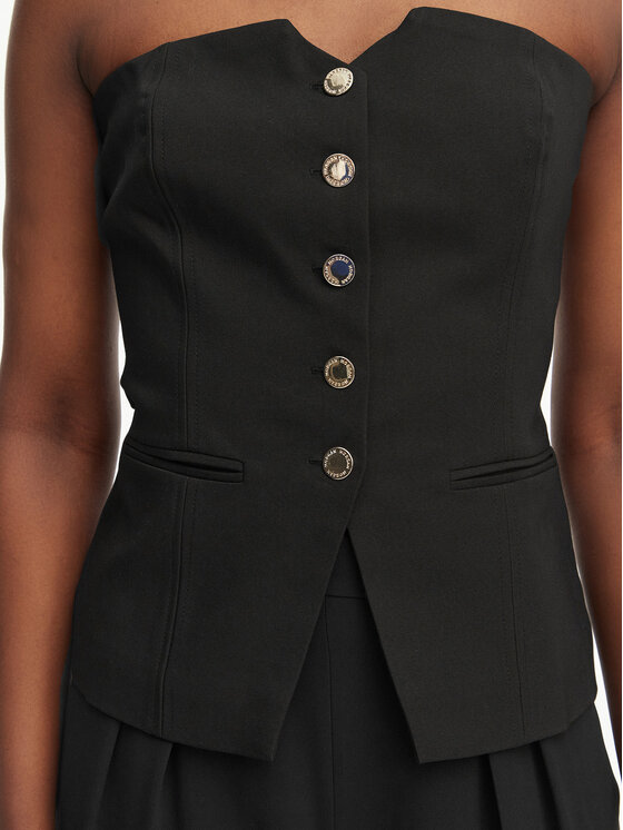Morgan Morgan Top 251-CLODI.F Schwarz Regular Fit