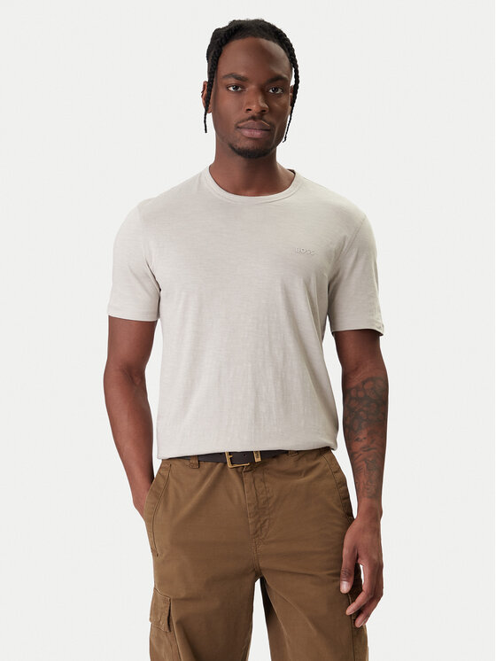 BOSS BOSS Camiseta Tegood 50508243 Beis Regular Fit