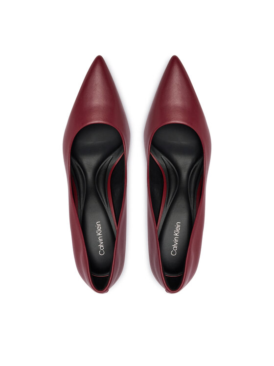 Calvin Klein Tacón de aguja Calvin Klein Ess Stiletto 70 HW0HW02607 Guinda/burdeos