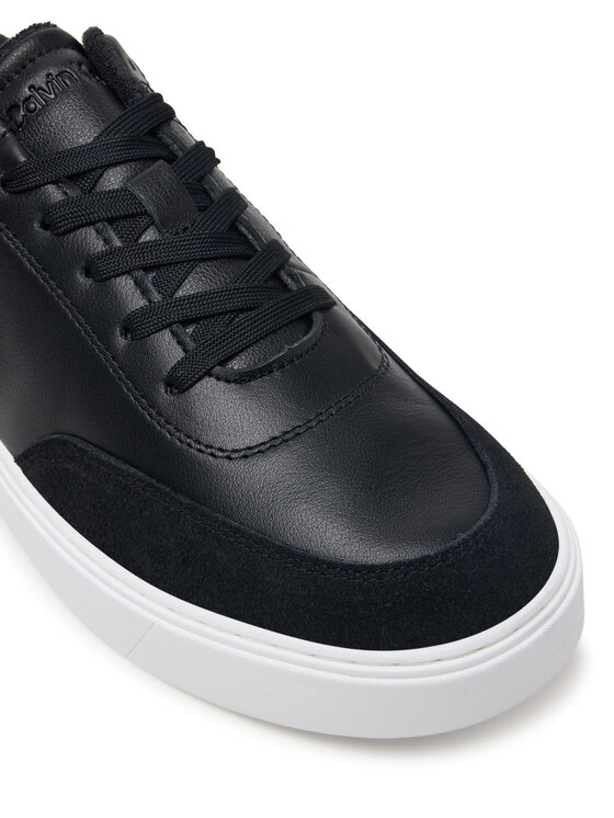 Calvin Klein Sneakersy Calvin Klein Classic Cups Oxf Tmb Lth-Su Tc HM0HM02354 Čierna