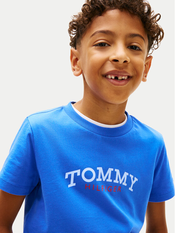Tommy Hilfiger Tommy Hilfiger Camiseta KB0KB10263 Azul Regular Fit