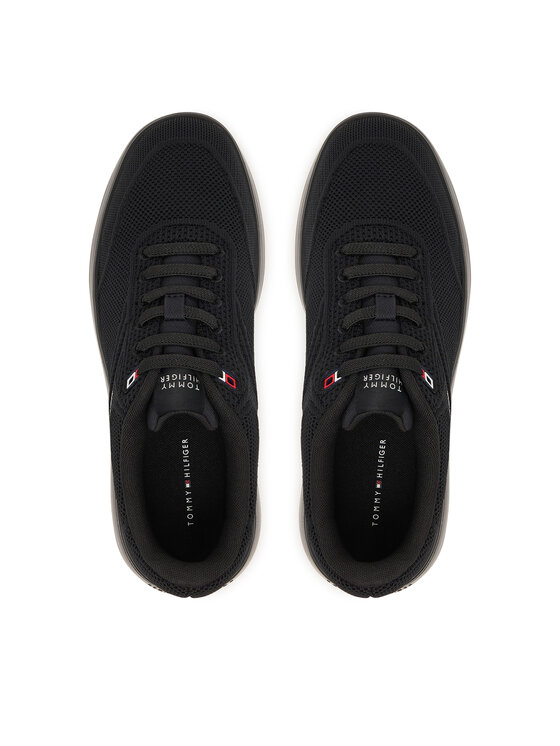Tommy Hilfiger Sneakersy Tommy Hilfiger Th Modern Lightcup Knit FM0FM05886 Czarny
