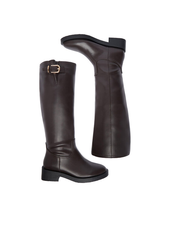 Nine West Čižmy Nine West CEO-259-225 03 Hnedá