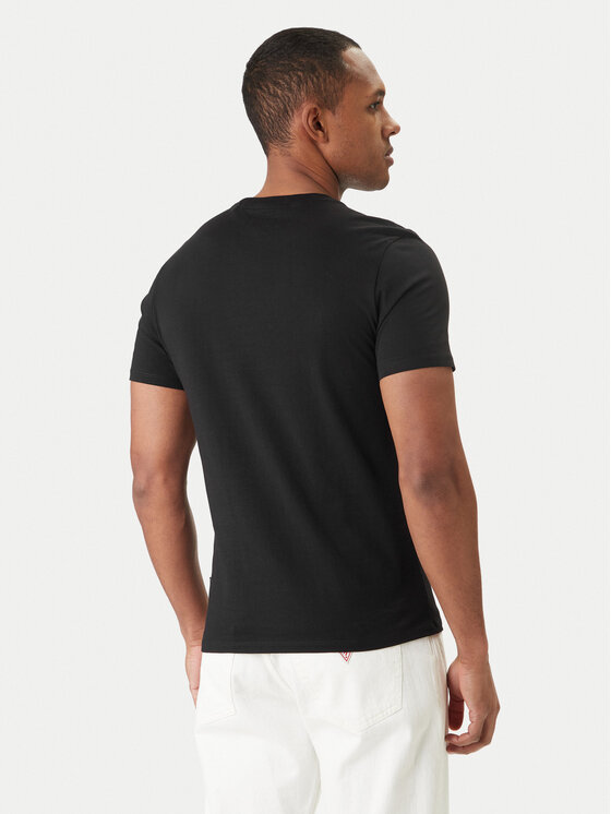 Guess Jeans Guess Jeans Футболка M6GIB4 K8HM0 Чорний Slim Fit