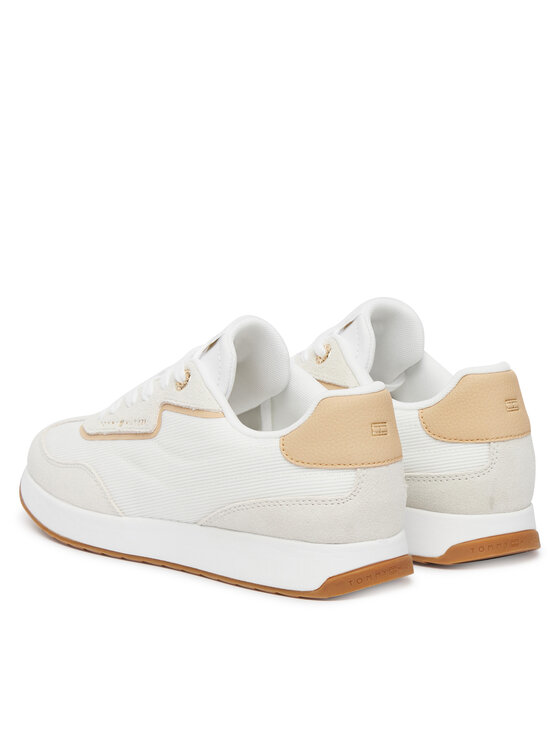 Tommy Hilfiger Sneakersy Tommy Hilfiger Th Retro Runner Mix FW0FW09410 Bílá