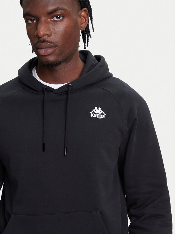 Kappa Kappa Sweatshirt Authentic 321W7GW Schwarz Regular Fit