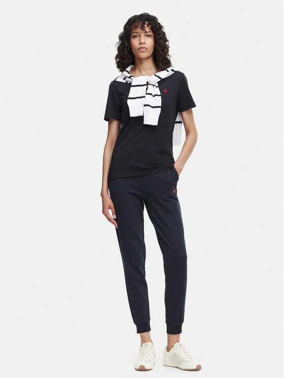 Beverly Hills Polo Club Beverly Hills Polo Club Camiseta P-SS26W-TS516518 Azul marino Regular Fit