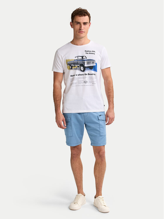 Petrol Industries Petrol Industries Camiseta M-1050-TSR604 Blanco Regular Fit