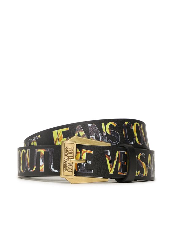 Versace Jeans Couture Ζώνη Ανδρική Versace Jeans Couture 74YA6F03 Μαύρο