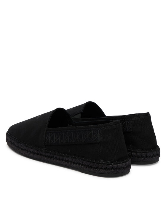 Calvin Klein Espadrile Calvin Klein Espadrille Webbing Cv HM0HM02075 Črna