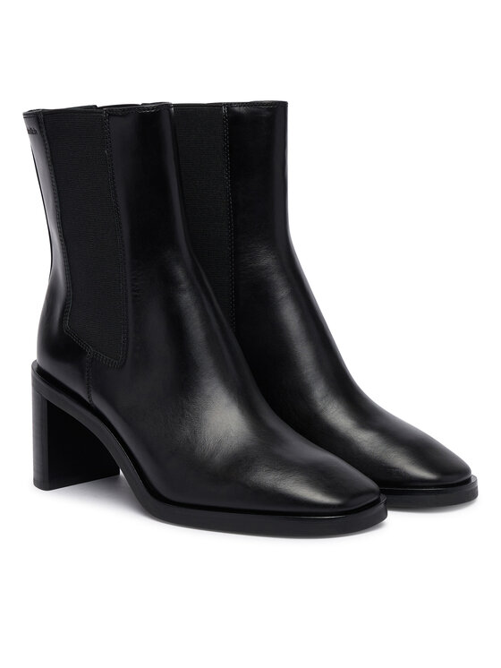 Calvin Klein Aulinukai Calvin Klein Block Heel Chelsea Boot Lth HW0HW03177 Juoda