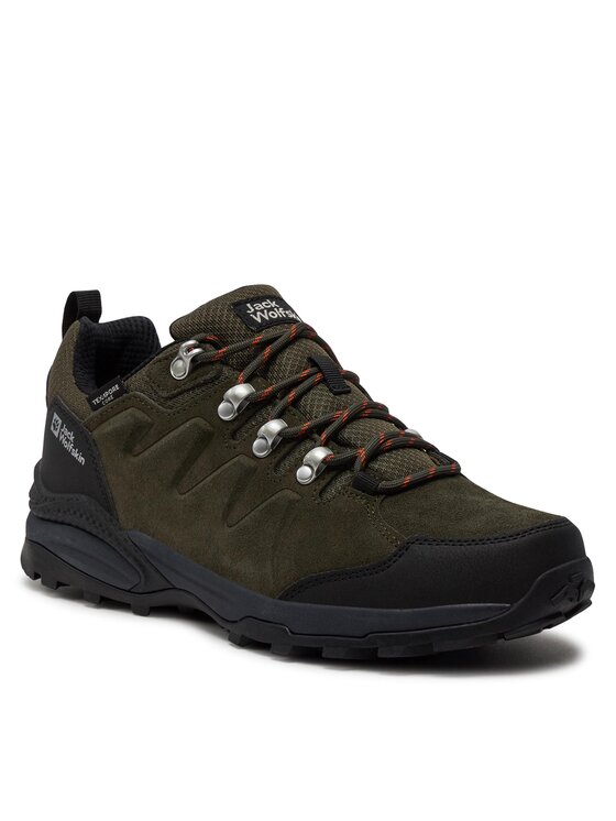 Jack Wolfskin Trekking čevlji Jack Wolfskin Refugio Texapore Low M 4049851 Zelena