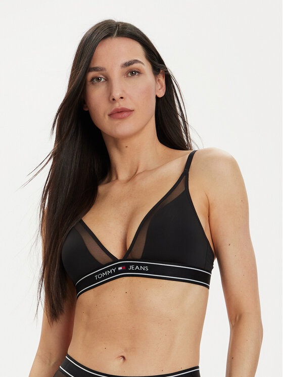 Tommy Hilfiger Tommy Hilfiger Grudnjak brallete UW0UW05130 Crna