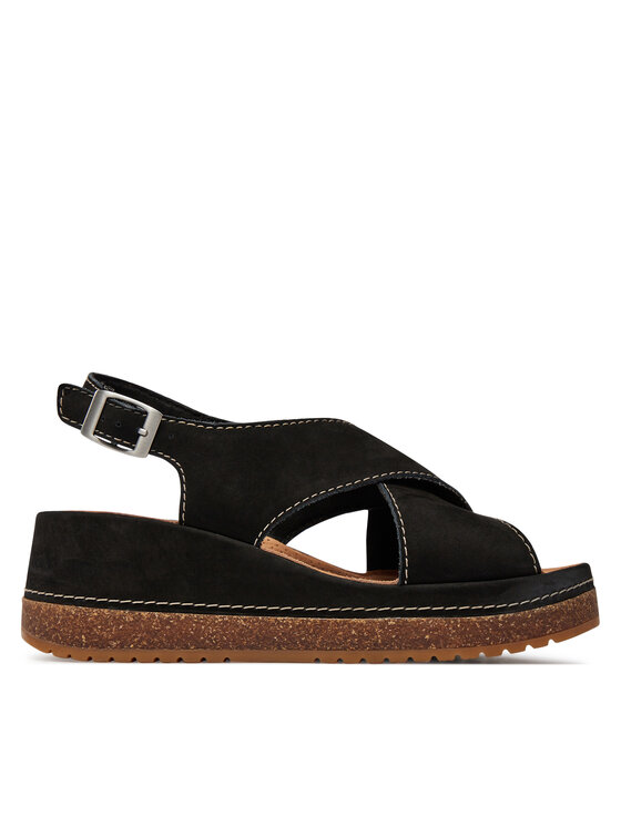 Clarks Босоніжки Clarks Kassanda Step 26177299 Чорний