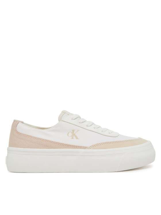 Calvin Klein Jeans Superge Calvin Klein Jeans Vulc Flatform Low Cv Mix Mg YW0YW01770 Bela