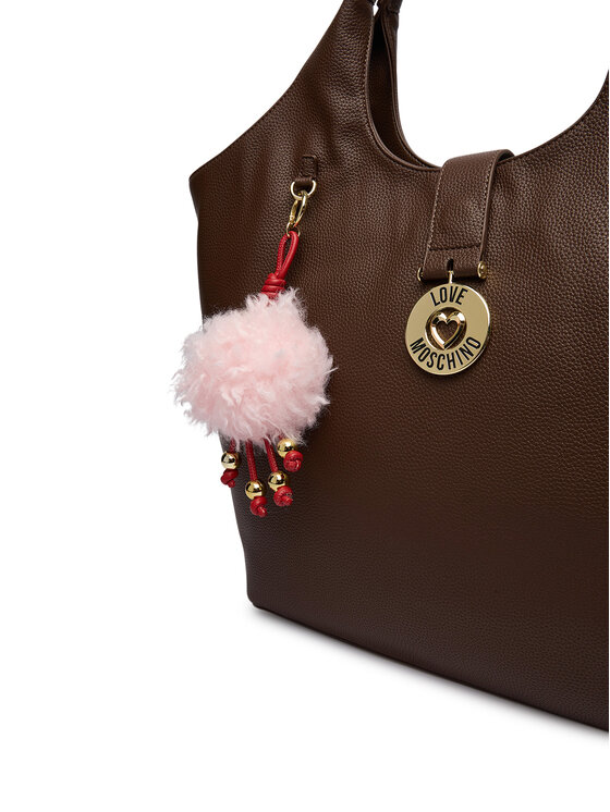 LOVE MOSCHINO Дамска чанта LOVE MOSCHINO JC4238PP0PKI0313 Тъмнокафяв