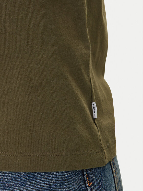 Jack & Jones Jack & Jones Футболка Orrganic Basic 12156101 Зелений Slim Fit