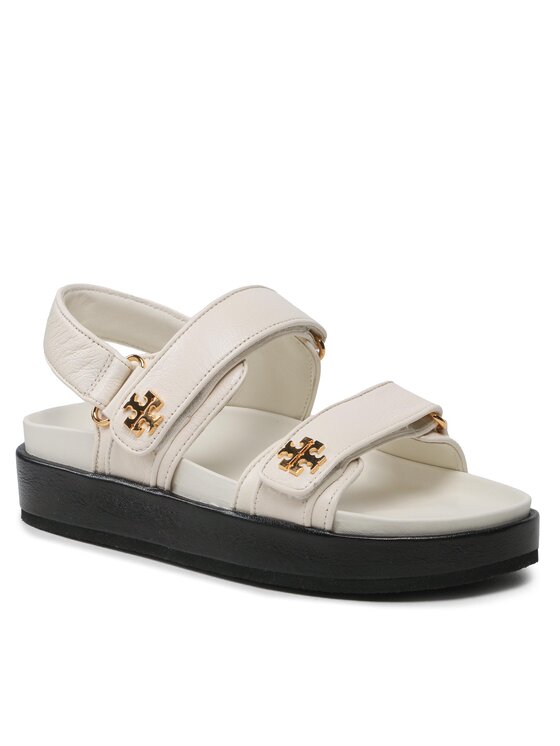 Tory Burch Sandály Tory Burch Kira Sport Sandal Calf Leather 144328 Écru