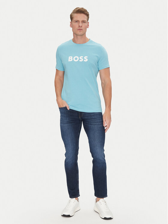 BOSS BOSS T-shirt 50491706 Blu Regular Fit