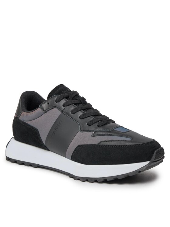 Calvin Klein Superge Calvin Klein Low Top Lace Up Pet HM0HM01346 Črna
