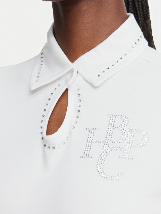 Beverly Hills Polo Club Beverly Hills Polo Club Polo L2601-HR Blanco Regular Fit