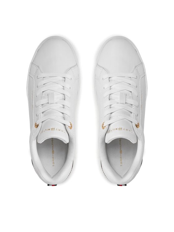 Tommy Hilfiger Tenisice Tommy Hilfiger Elevated Essential Court Sneaker FW0FW07635 Bijela