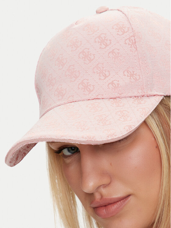 Guess Kepurė su snapeliu Guess AW5155 POL03 Rožinė