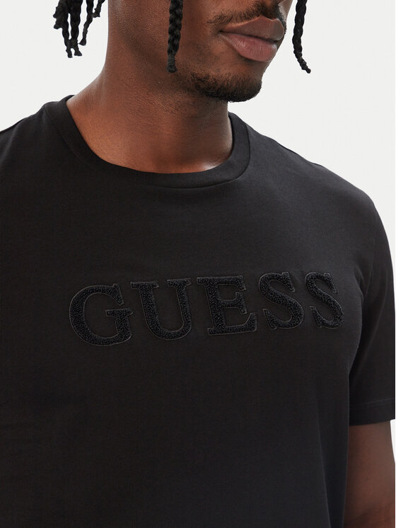 Guess Guess Póló Z6BI06 K6537 Fekete Regular Fit