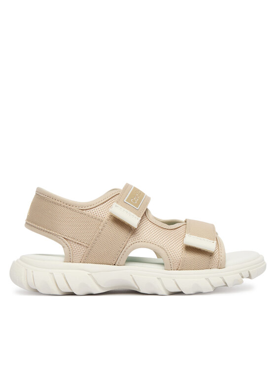 Calvin Klein Sandali Calvin Klein Velcro Sandal V1B2-83321-1564 Bež
