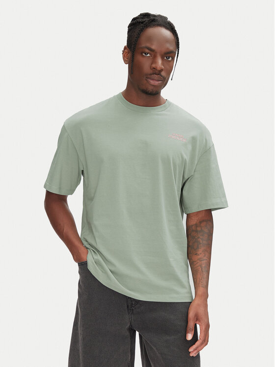 Jack & Jones Jack & Jones T-shirt Ames 12268471 Verde Relaxed Fit