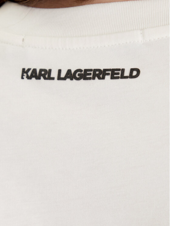 KARL LAGERFELD KARL LAGERFELD Póló A1W17126 Ekru Regular Fit