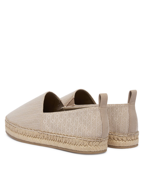 Calvin Klein Espadrile Calvin Klein All Over CK HW0HW02933 Bej