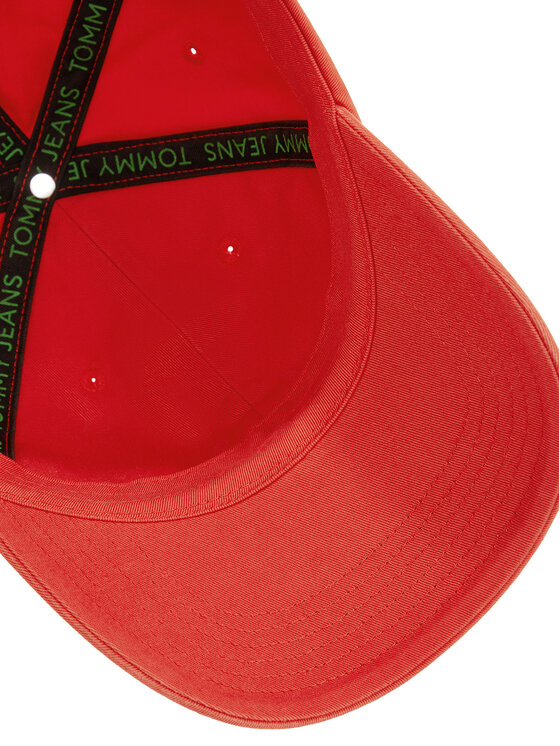 Tommy Jeans Шапка с козирка Tommy Jeans Tjm Heritage Cap AM0AM12020 Червен