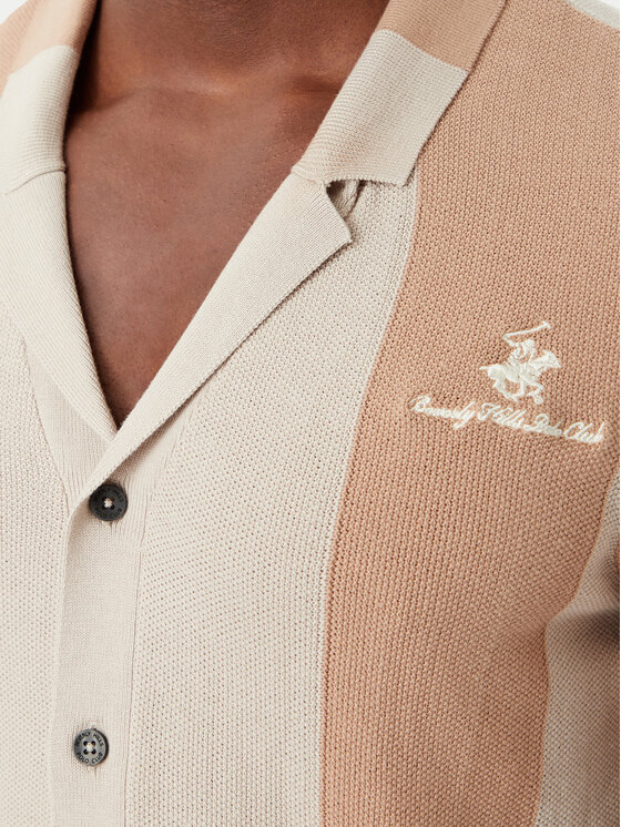 Beverly Hills Polo Club Beverly Hills Polo Club Сорочка M7613-HR Темно-бежевий Regular Fit