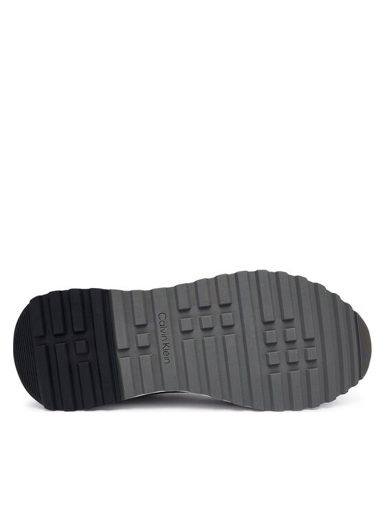 Calvin Klein Laisvalaikio batai Calvin Klein City Runner Laceup Lth Mix HM0HM02214 Juoda