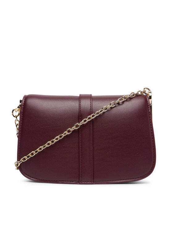 Tommy Hilfiger Geantă Tommy Hilfiger Th Heritage Chain Crossover AW0AW19319 Vișiniu