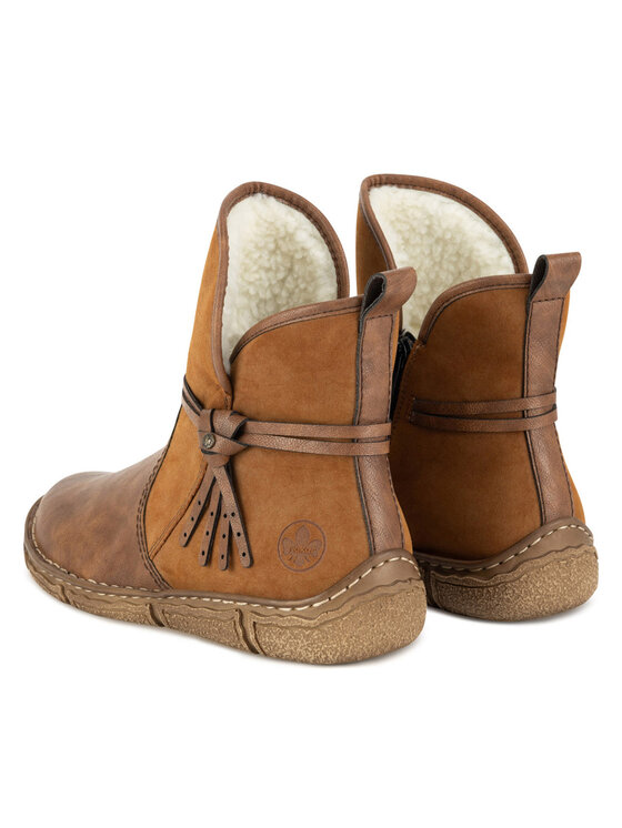 Rieker Боти Rieker Z3772-22 Кафяв