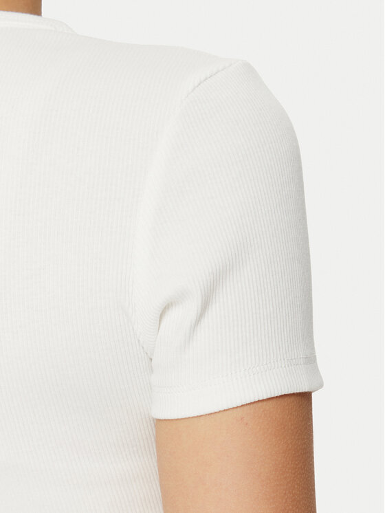 Tommy Jeans Tommy Jeans T-Shirt DW0DW20463 Λευκό Slim Fit