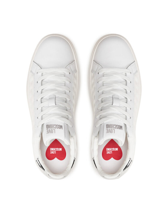 LOVE MOSCHINO Снікерcи LOVE MOSCHINO JA15134G1LIO410A Білий