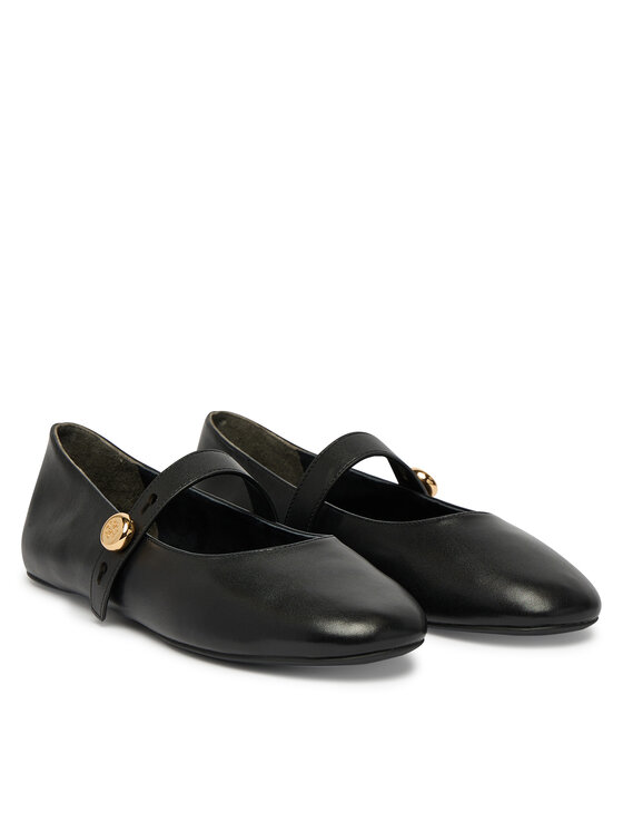 Tory Burch Балетки Tory Burch 1Romy Mary Jane 84652 Чорний