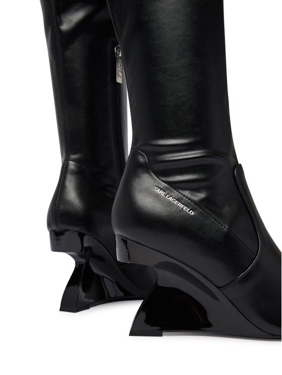 KARL LAGERFELD Чоботи KARL LAGERFELD Waverly KL34690 Чорний