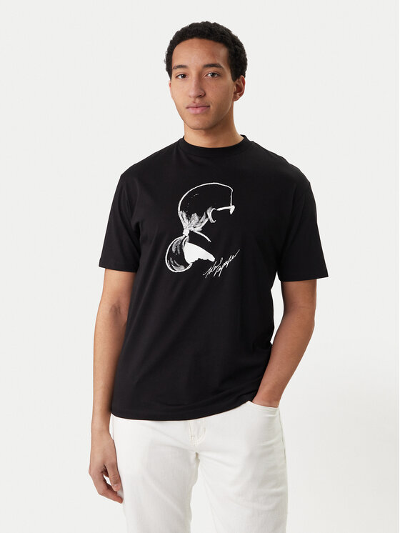 KARL LAGERFELD KARL LAGERFELD Camiseta 755146 562224 Negro Loose Fit