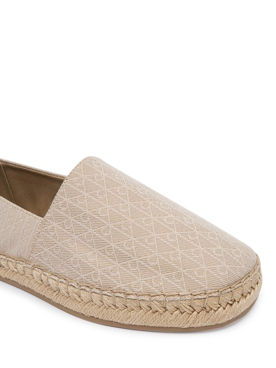 Calvin Klein Espadryle Calvin Klein All Over CK HW0HW02933 Beżowy