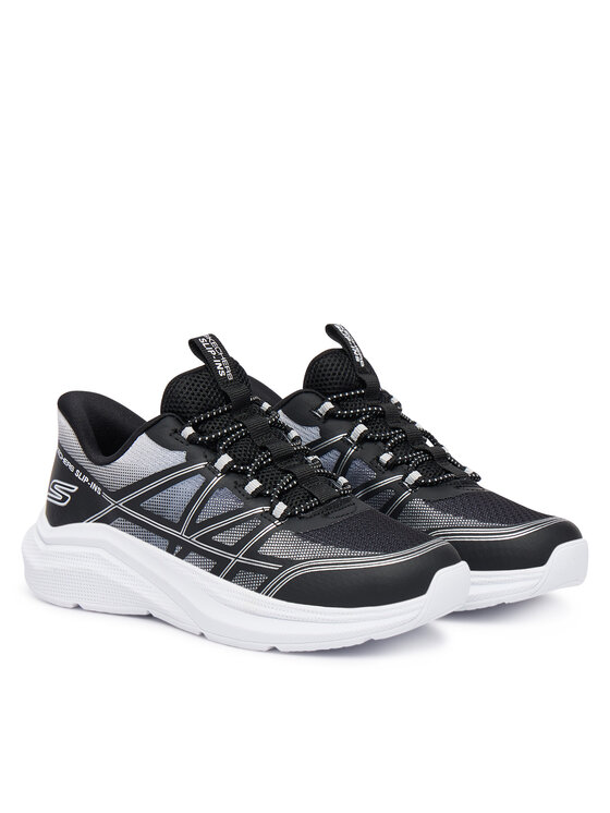 Skechers Снікерcи Skechers Microspec Velocity - Grid-Shift 404220L/BKSL Чорний