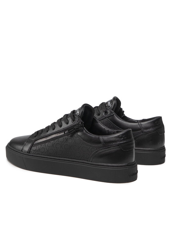 Calvin Klein Αθλητικά Calvin Klein Low Top Lace Up W Zip Mono HM0HM00282 Μαύρο