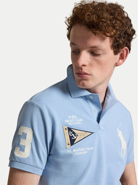 Polo Ralph Lauren Polo Ralph Lauren Polo 710B21921002 Azul claro Custom Slim Fit