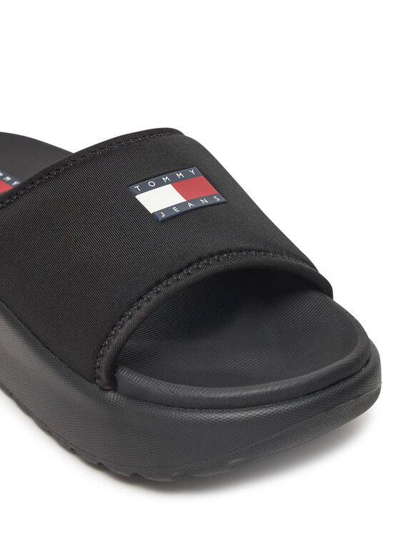 Tommy Jeans Чехли Tommy Jeans Tjw Comfy Pool Slide EN0EN02765 Черен